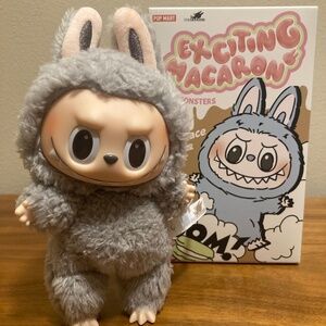 ❌SOLD❌POP MART Exciting Macaron Vinyl Face Labubu - Sesame Bean 🫘 (SEALED BOX!)